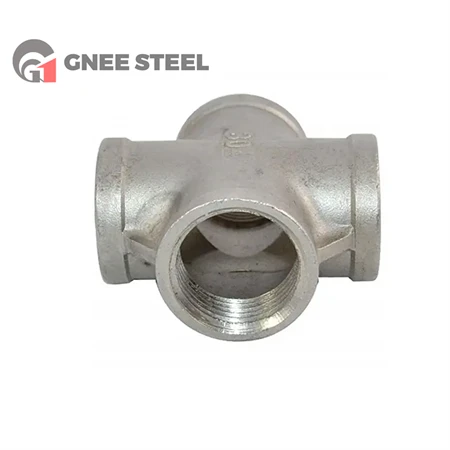 SUS 309S Four Way Stainless Steel Pipe Fitting
